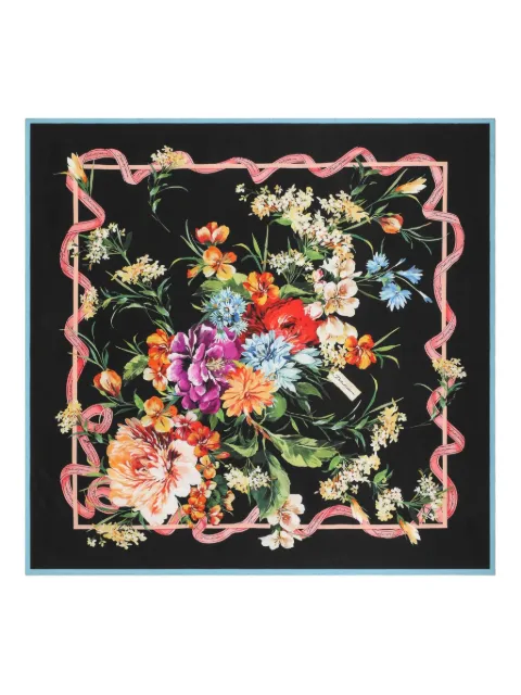 Dolce & Gabbana silk scarf Black FN090RGDC7C
