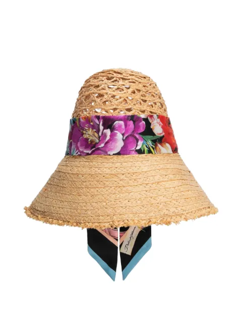 Dolce & Gabbana straw sun hat Neutrals FH672AGDC8A