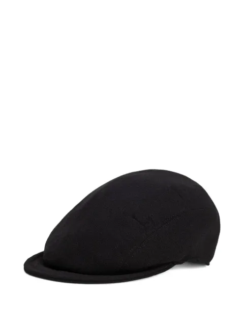 Dolce & Gabbana Wool crepe cap with DG coin Black FH665AGDDDN