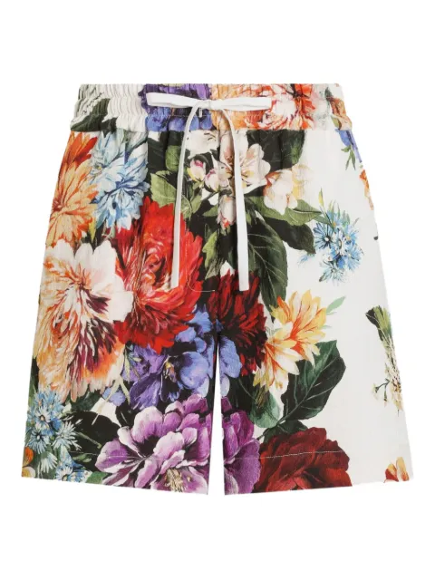 Dolce & Gabbana floral-print shorts White FTDBPTFSRQU