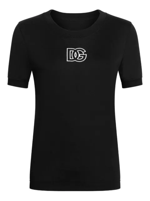 Dolce & Gabbana cotton T-shirt Black F8N08ZGDC9W