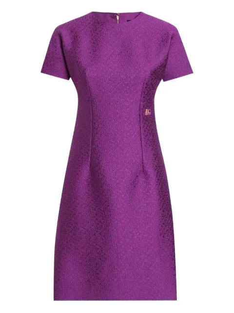 Dolce & Gabbana textured dress Purple F6TZLTHUMUA