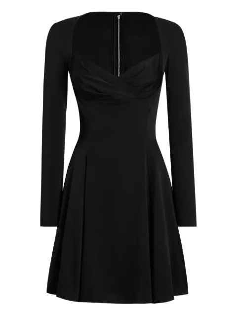 Dolce & Gabbana sweetheart-neckline flared dress Black F6TYLTFUABF