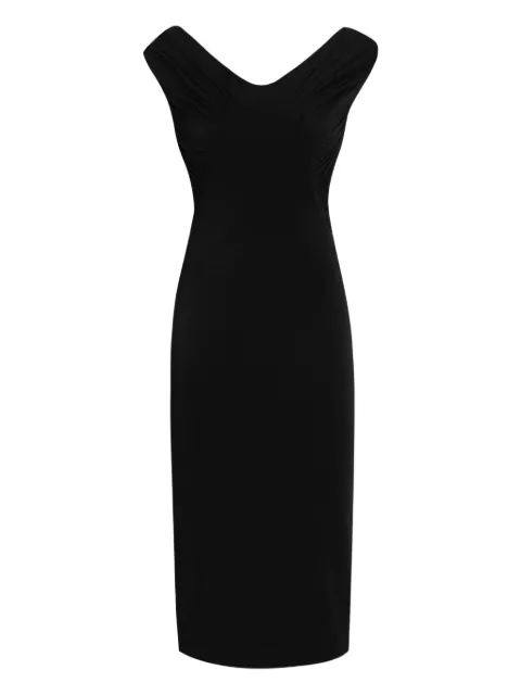Dolce & Gabbana midi off-shoulder dress Black F6TWQTFUGTD