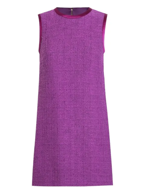 Dolce & Gabbana mini tweed dress Purple F6TLKTFMTAC