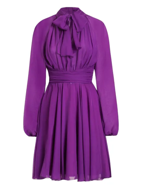 Dolce & Gabbana chiffon dress Purple F60AXTFU1AT