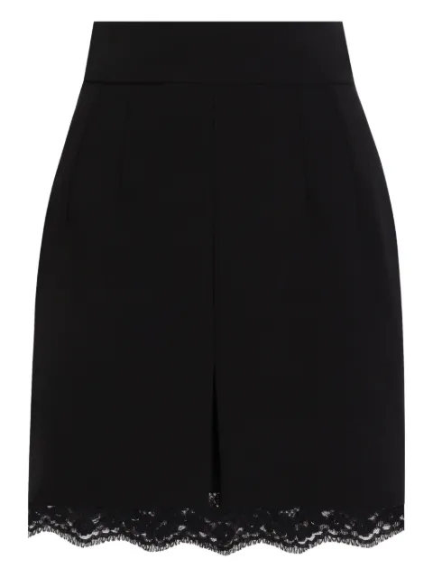 Dolce & Gabbana DNA wool mini skirt Black F4BS7TFU2L8