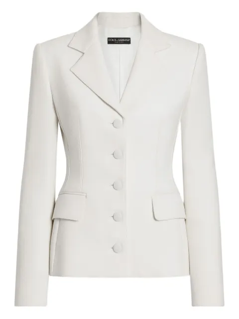 Dolce & Gabbana tailored button-front blazer White F26CHTFU207