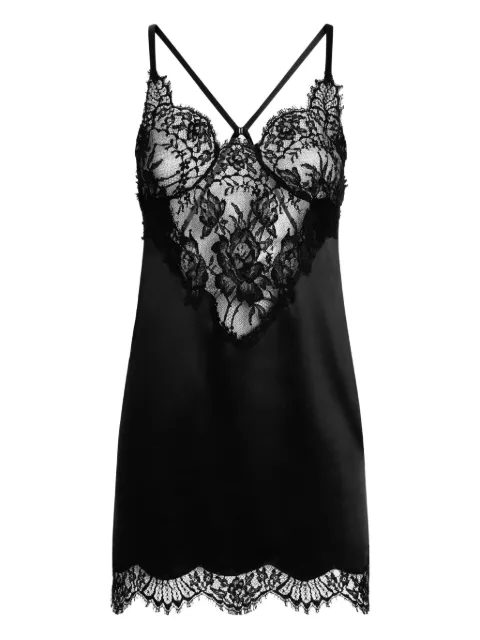 Dolce & Gabbana satin and lace slip O6A47TON05R