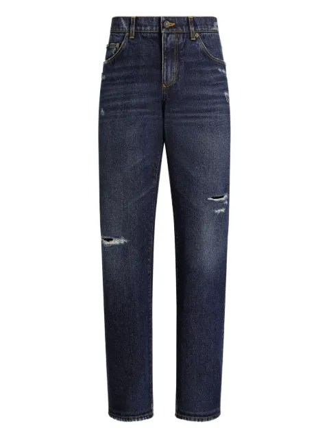 Dolce & Gabbana distressed ripped jeans Blue GYJDADG8NK6