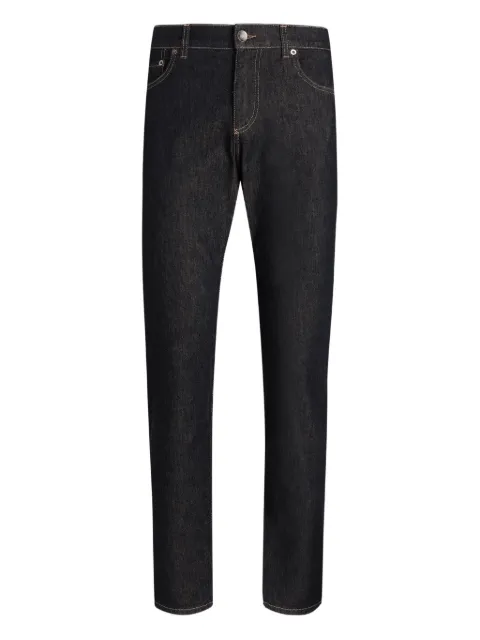 Dolce & Gabbana logo-plaque jeans Black GY07CDG8NH9