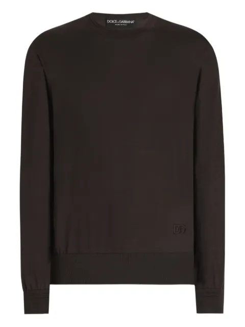Dolce & Gabbana silk T-shirt Brown GXX02ZJBSLV