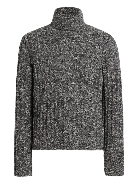 Dolce & Gabbana roll-neck speckled sweater White GXW67TJAM6O