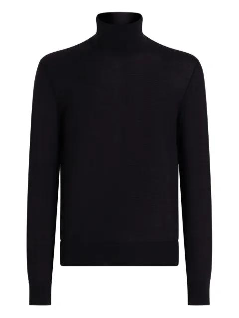 Dolce & Gabbana turtleneck sweater Blue GXW05TJBW05