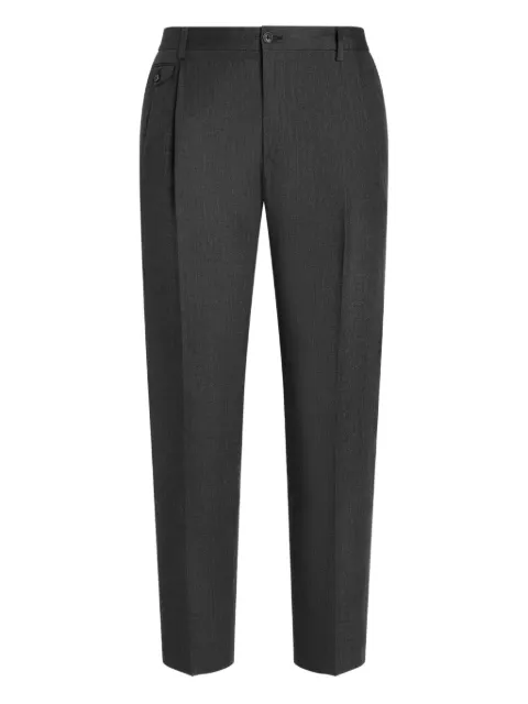 Dolce & Gabbana linen tapered trousers Grey GV4EEZFU4MF