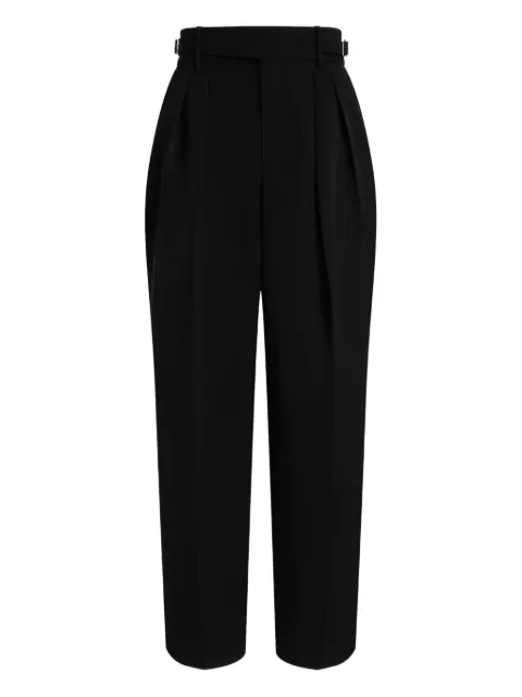 Dolce & Gabbana pleated belted trousers Black GP16QTFU21E