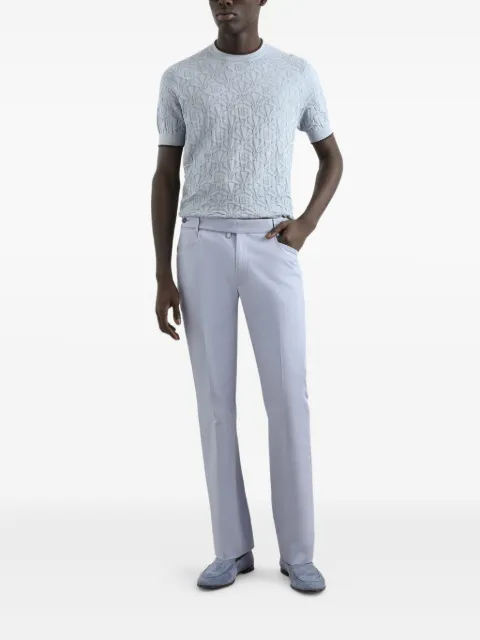 Dolce & Gabbana pressed-crease trousers Blue GP13MZFUFNV