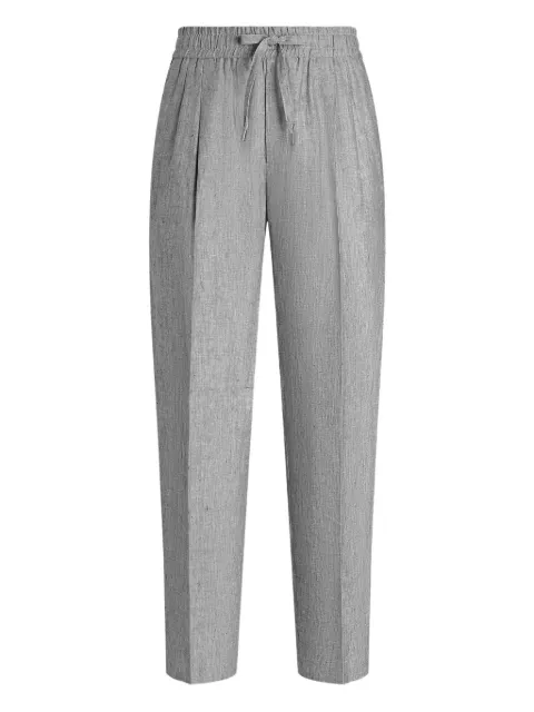 Dolce & Gabbana drawstring pleated trousers Grey GP12QZFU4MF