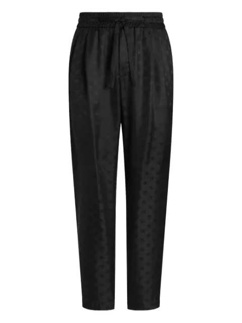 Dolce & Gabbana pattern-jacquard trousers Black GP12QTFJ1JY
