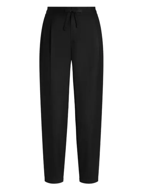 Dolce & Gabbana pleated drawstring trousers Black GP12PTFU21Q