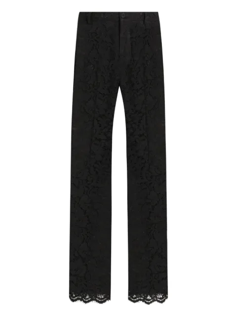 Dolce & Gabbana lace trousers Black GP07CTHLM5E