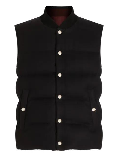 Dolce & Gabbana quilted padded gilet Black G9BSPTFCTAB