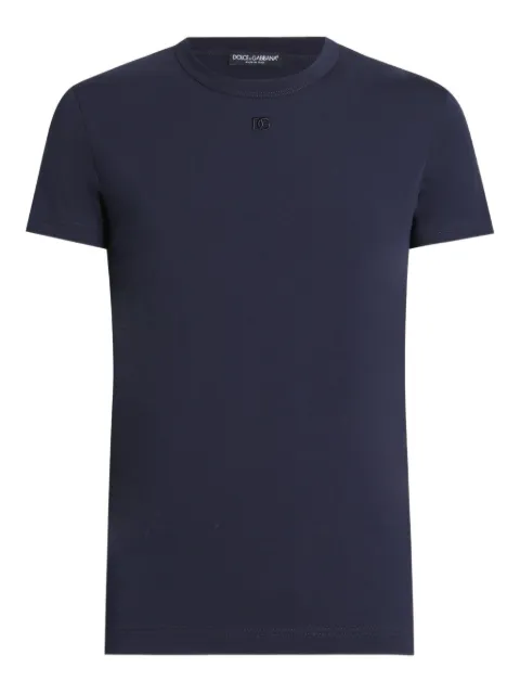 Dolce & Gabbana cotton T-shirt Blue G8SX0ZG7PIY