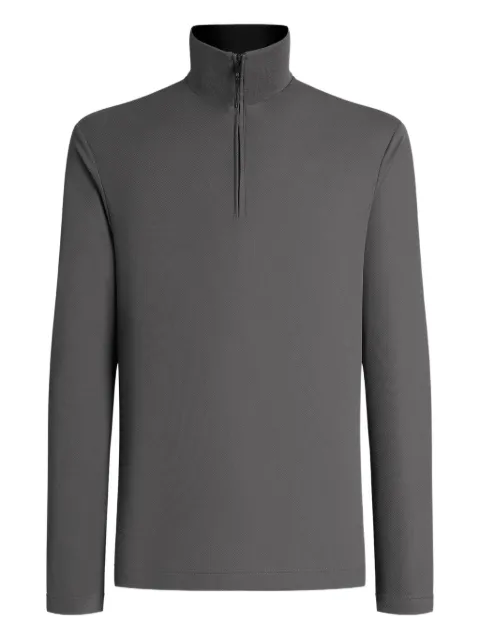 Dolce & Gabbana half-zip neck sweatshirt Grey G8SW7THU7VE