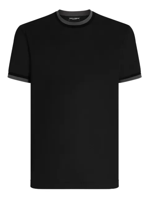 Dolce & Gabbana short sleeve T-shirt Black G8SW4THU7VE