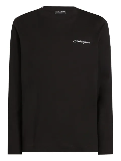 Dolce & Gabbana cotton T-shirt Black G8SD2ZG7PEA