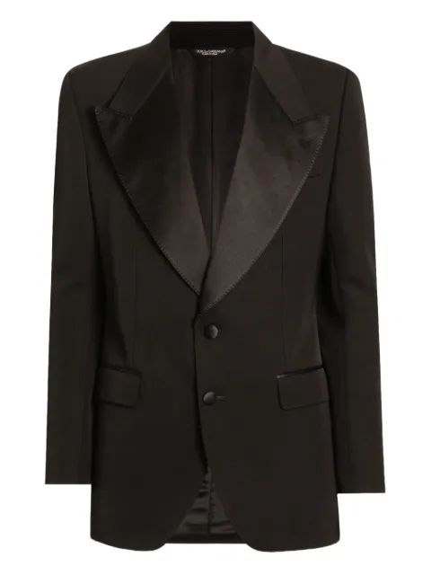 Dolce & Gabbana Fantasy single-breasted blazer Black G2VO2TGJ865