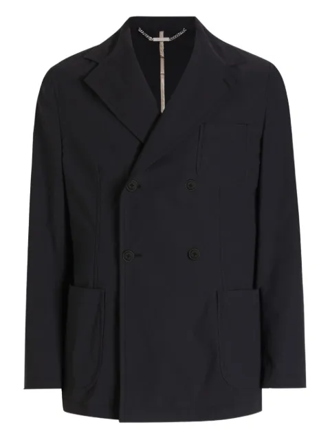 Dolce & Gabbana double-breasted patch-pocket blazer Black G2VG5TFUUDD