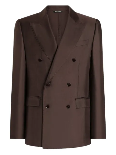 Dolce & Gabbana Sicilia blazer Brown G2VD4TFU10S