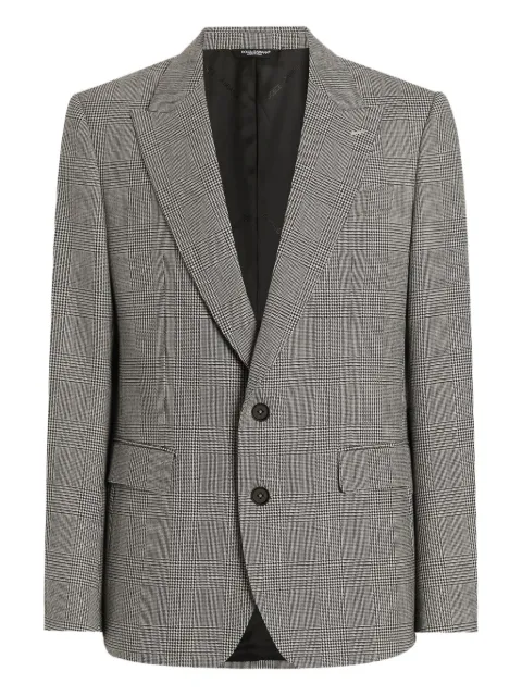Dolce & Gabbana single-breasted blazer Black G2TV4TFQ2MZ