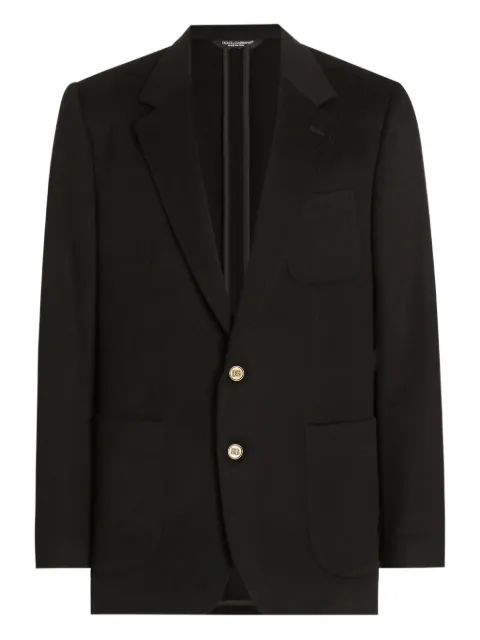 Dolce & Gabbana buttoned jacket Black G2PT9TFUCA4
