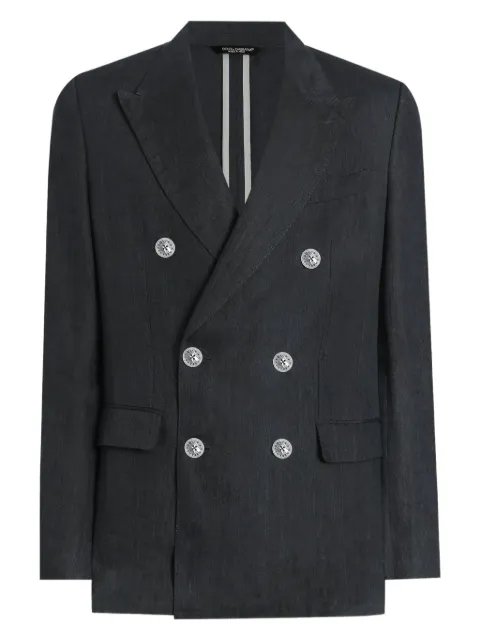 Dolce & Gabbana double-breasted blazer Grey G2QS7TFU4MF