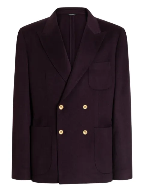Dolce & Gabbana double-breasted button jacket Purple G2NZ2TGJ763