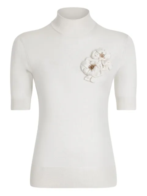Dolce & Gabbana silk knitted top White FXW52ZJBSO1