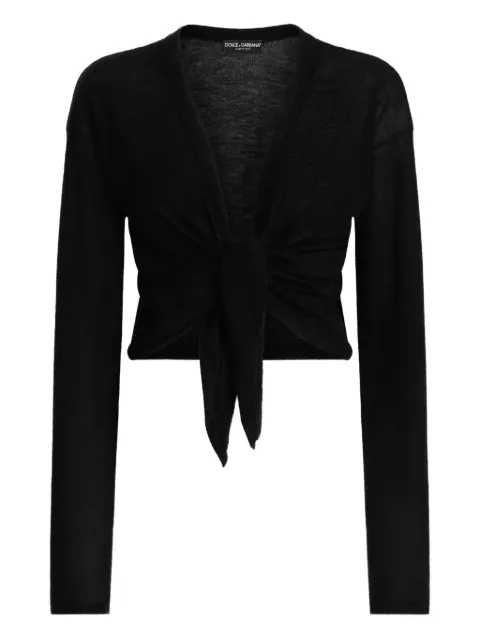 Dolce & Gabbana cashmere cardigan Black FXV98TJBW0I