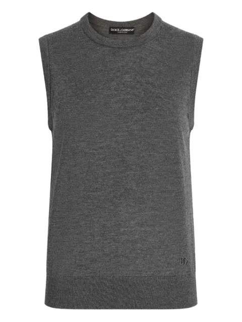 Dolce & Gabbana ribbed vest Grey FXT63ZJBW0P