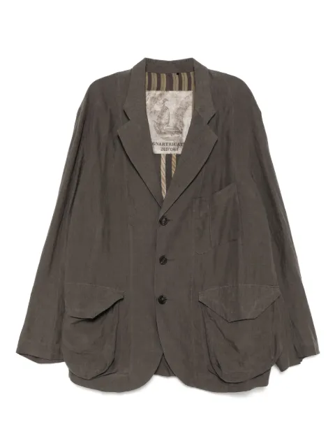 Ziggy Chen single-breasted blazer Grey 0M2510921