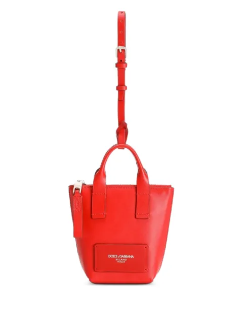 Dolce & Gabbana mini Adamo bag charm Red BP3418AV893