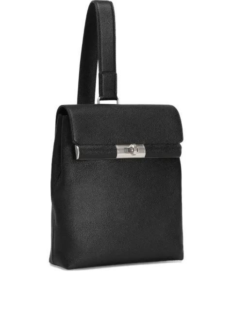 Dolce & Gabbana Marlene structured leather cross body bag Black BM2482A9AB6