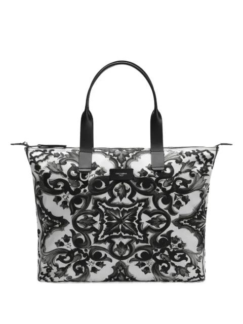 Dolce & Gabbana graphic-print tote bag Black BM2375AP613