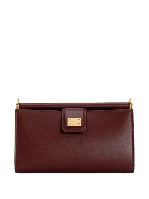 Dolce & Gabbana plongé calfskin phone bag Red BI3367A9S25