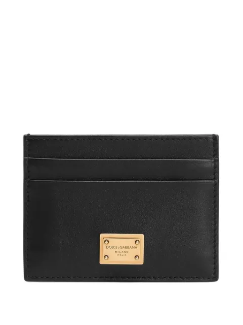 Dolce & Gabbana leather cardholder Black BI0330A9S25