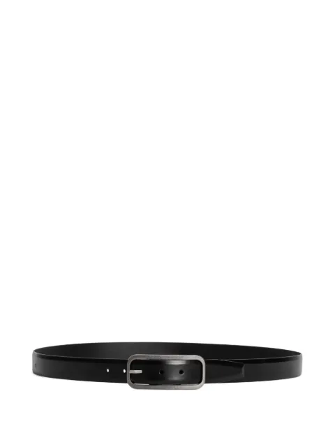 Dolce & Gabbana rectangular-buckle leather belt Black BC4957AI935