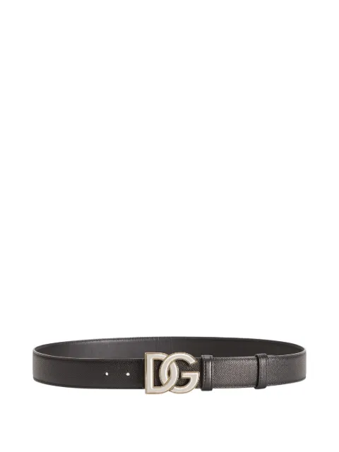 Dolce & Gabbana Alpine logo-buckle belt Black BC4941AG651