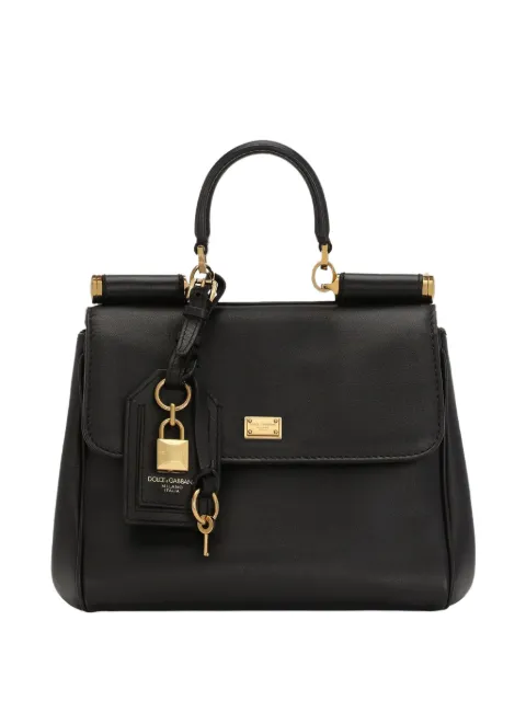 Dolce & Gabbana My Sicily leather tote bag Black BB7781B7321