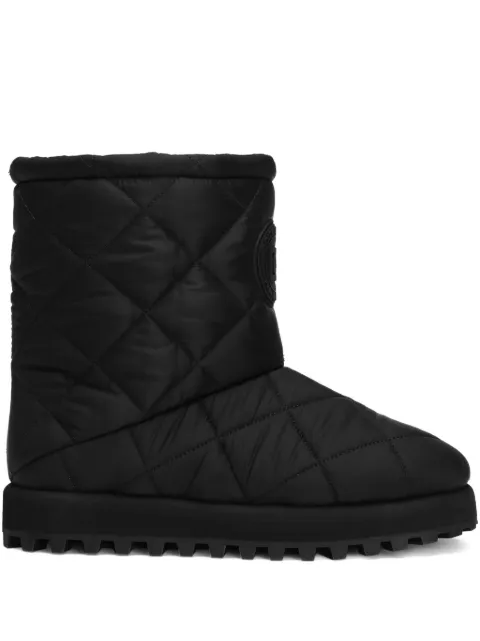 Dolce & Gabbana quilted ankle boots Black A70165AQ075